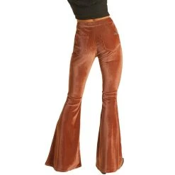 Rock & Roll Denim Ladies Bargain Bell Corduroy Copper Pants WPB2673 7 Rock & Roll Denim Ladies Bargain Bell Corduroy Copper Pants WPB2673 -WesternWearWonder WPB2673 B