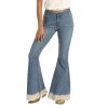 Rock & Roll Cowgirl High Rise Dip Dye Bell Bottom Jeans -WesternWearWonder WPB3511