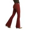 Rock & Roll Denim Ladies Bargain Bell High Rise Plum Jeans WPH1653 -WesternWearWonder WPH1653 A