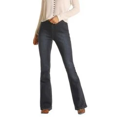 Rock & Roll DenimĀ® Ladies Dark Wash Bargain Bell Bottom Jeans WPH2661