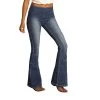 Rock & Roll Denim Ladies High Rise Pull On Bell Bottom Jeans WPH9754 1 Rock & Roll Denim Ladies High Rise Pull On Bell Bottom Jeans WPH9754 -WesternWearWonder WPH9754Z