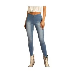 Rock & Roll Denim Ladies High Rise Light Wash Skinny Jeans WPS9755