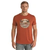 Rock & Roll Denim Dale Brisby Rodeo Time Graphic T-Shirt P9-3365 -WesternWearWonder XAC202 88