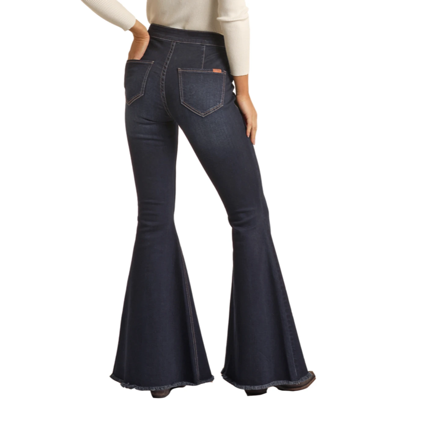 Rock & Roll Denim® Ladies Dark Vintage Bell Bottom Jeans RRWD7PR0FZ 4 Rock & Roll Denim® Ladies Dark Vintage Bell Bottom Jeans RRWD7PR0FZ - Image 2