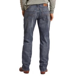 Rock & Roll Hooey Men's Double Barrel Stackable Bootcut Jeans HYMDTBR0KZ