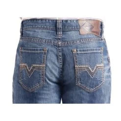 Rock & Roll Denim Men's Double Barrel Straight Jeans M0S2351 -WesternWearWonder m0s2351 e