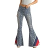 Rock & Roll Denim Ladies Americana Bargain Button Bell Jeans RRWD7PRZU5 2 Rock & Roll Denim Ladies Americana Bargain Button Bell Jeans RRWD7PRZU5 -WesternWearWonder patns